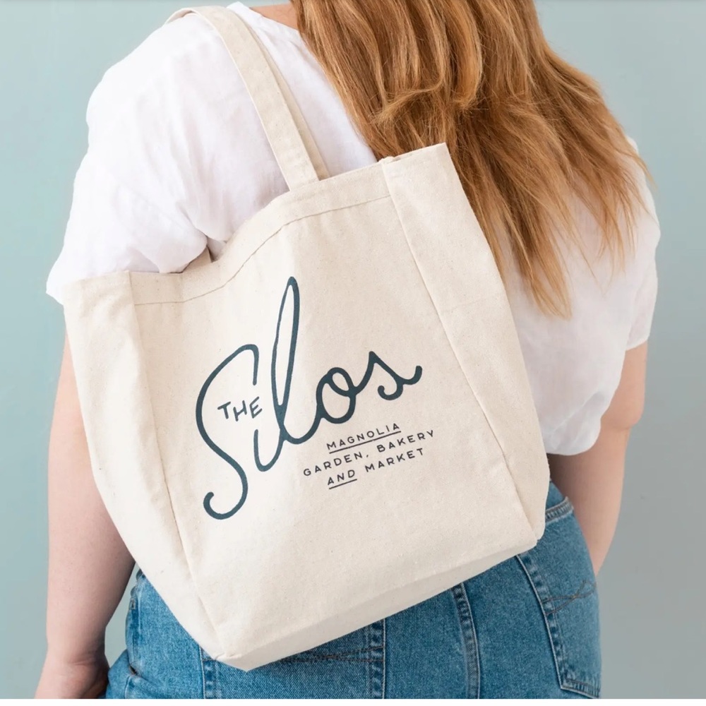 The Silos Script Canvas Tote NWT from Waco Texas Magnolia Market